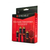 Sync Cable Premium RCA Audio Interconnect Cable Packaging 1M