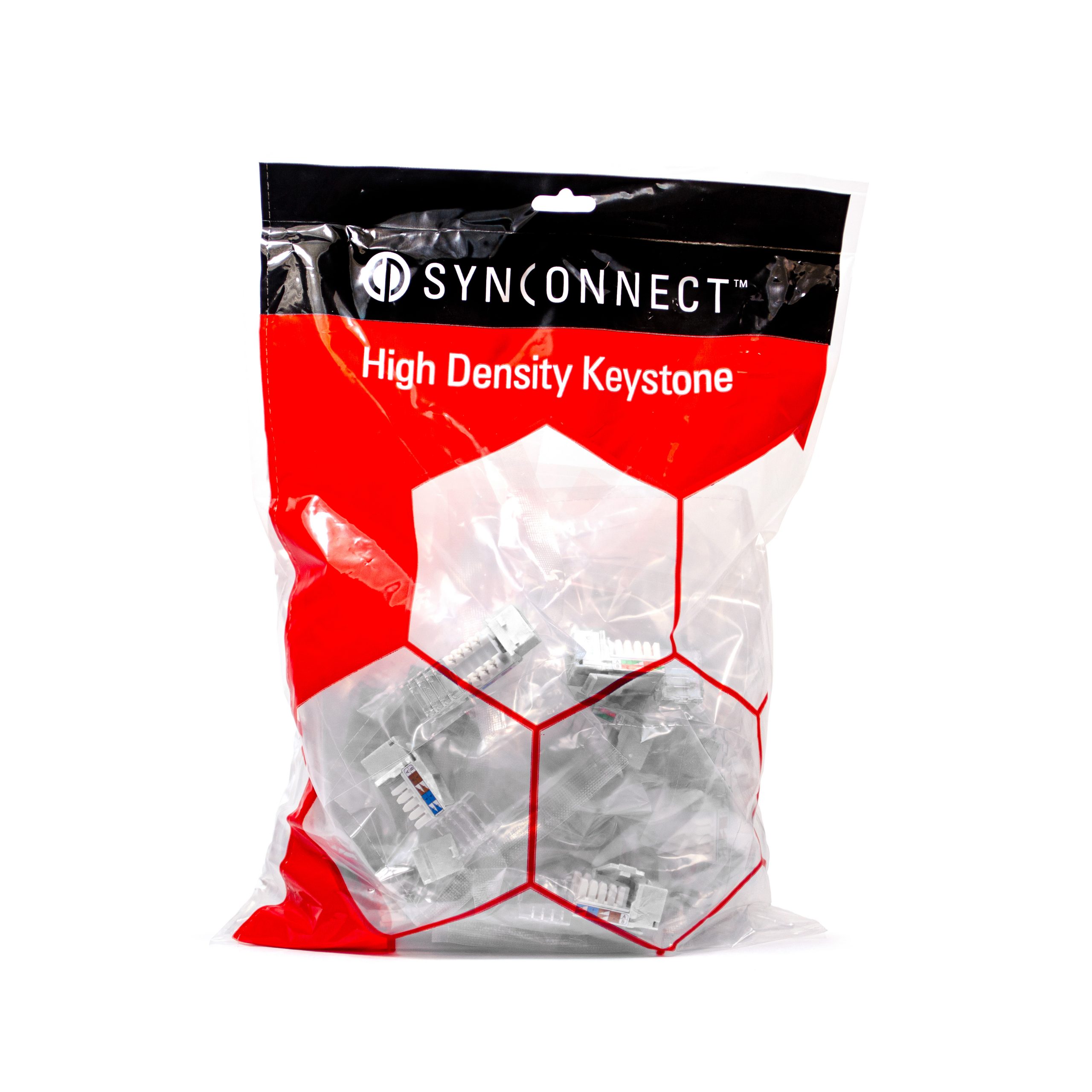 SYNCONNECT-CAT6-Keystone-Multi-pack+unit Cat 6 Keystone Bulk Pack