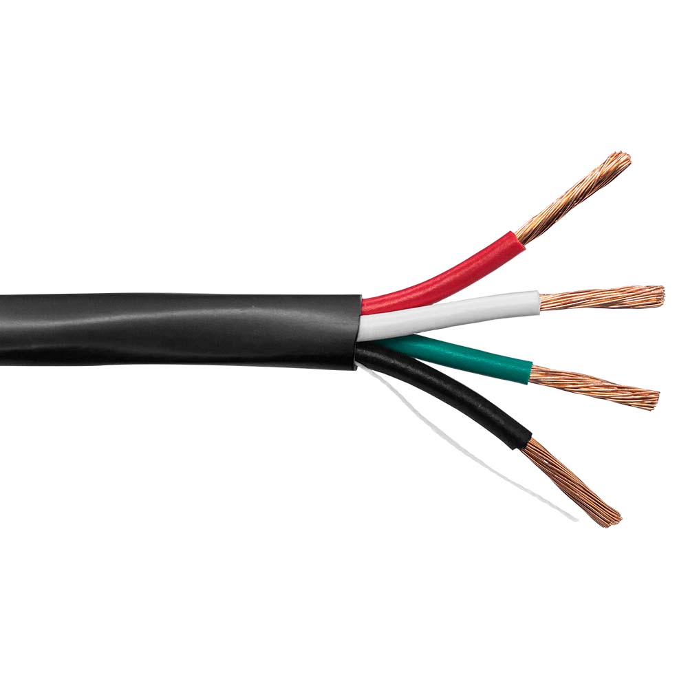 SYNCWIRE-speaker-cable-14_4-BLACK 4 Conductor Speaker Wire SynCable Black