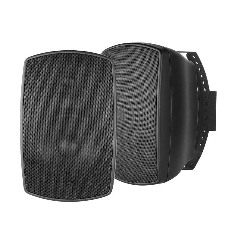 SS-MC60-BK-outdoor-speaker-black-Carbon SyncSound Indoor/Outdoor Speaker 6.5" Woofer + 1" Tweeter Black