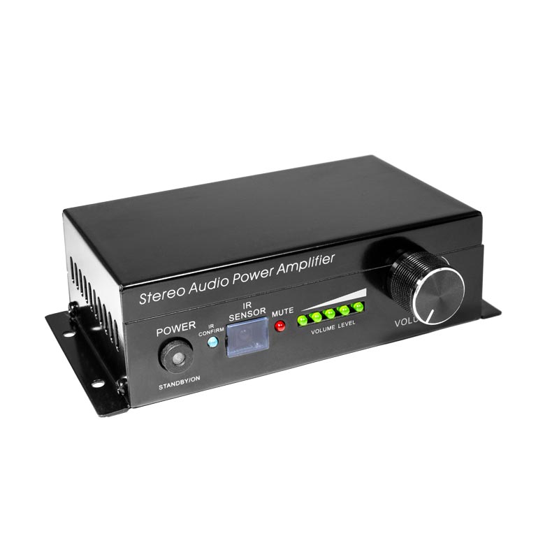 SS-STPA-01-HR-Len-correction Stereo Class D Audio Amplifier with IR Remote Control