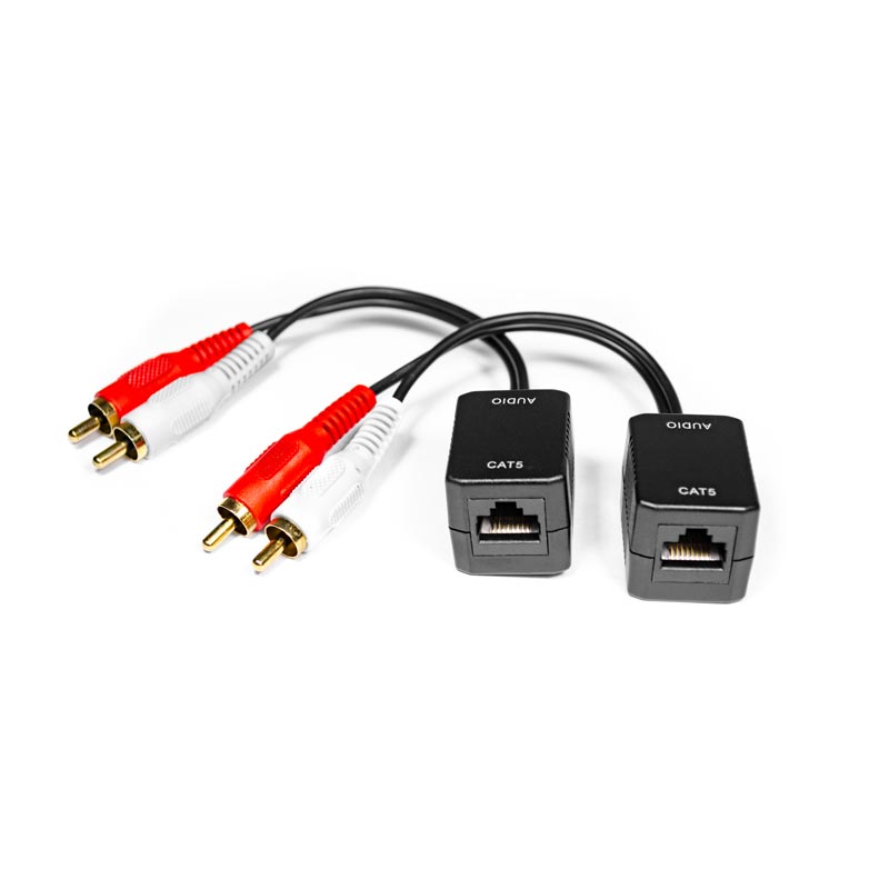 SSAV-EXRCA-2-CAT-5-to-RCA RCA Stereo Audio CAT-5 Extender