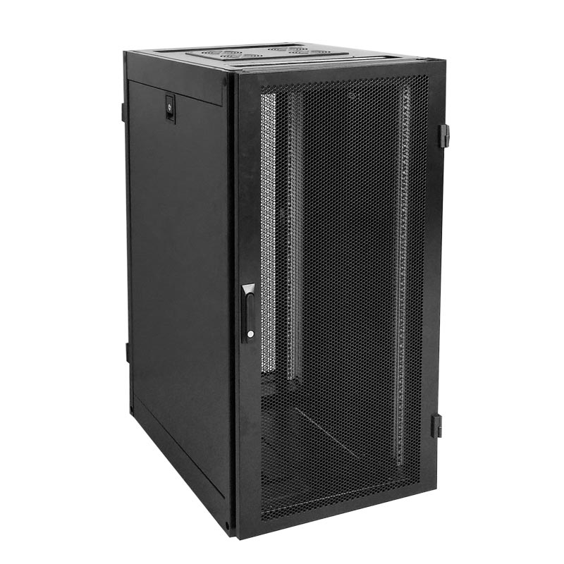 SSYS-RACK-24-SV Server Cabinet with Mesh Doors 24U